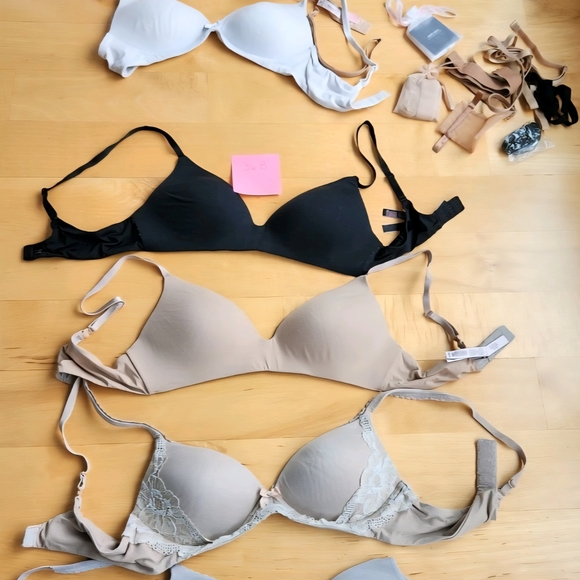 Victoria's Secret Bra Collection - Black, White, Tan, Brown - Picture 2 of 6